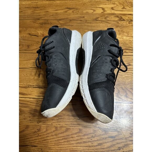 Under Armour Black w/White Charged Commit 2 3022027-001 Training Shoes Sz 12 - Picture 3 of 6